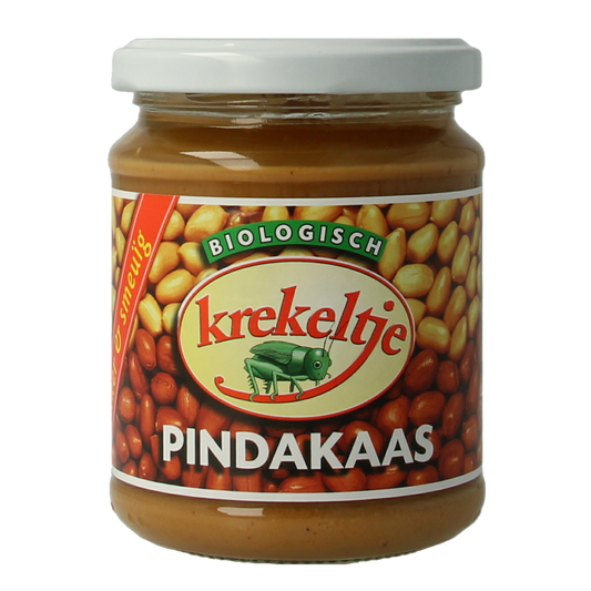 Krekeltje Pindakaas met zout eko bio 250.00 Gram
