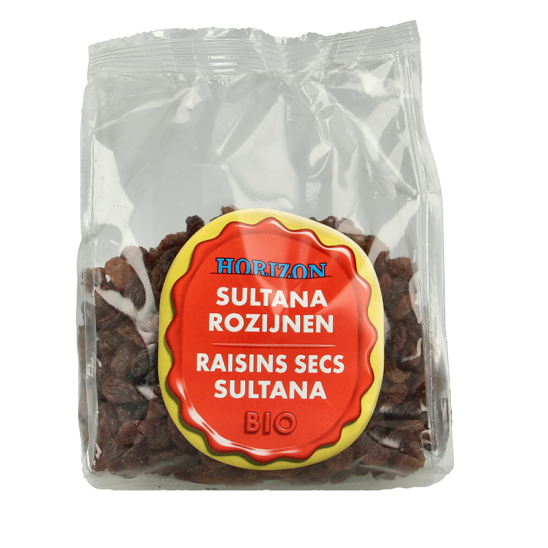 Horizon Rozijnen sultana bio 250 Gram