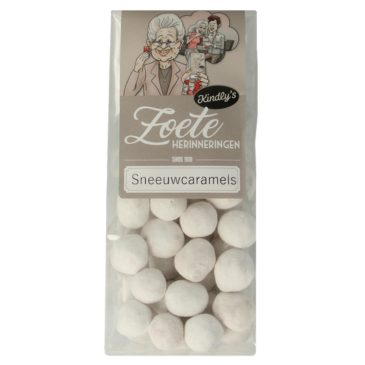 Kindly's Sneeuwcaramels zoete herinneringen 160.00 Gram