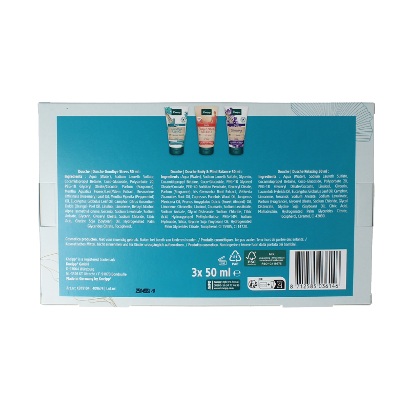 Kneipp Geschenkverpakking shower favourites 1 Set