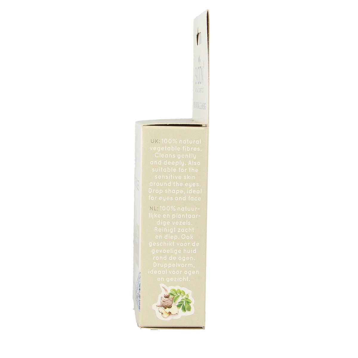 Skoon Konjac spons pure bio 1.00 Stuks
