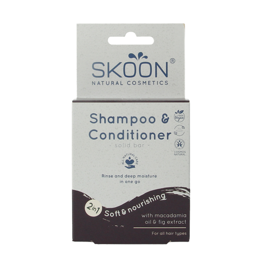 Skoon Solid shampoo & conditioner 2 in 1 90.00 Gram