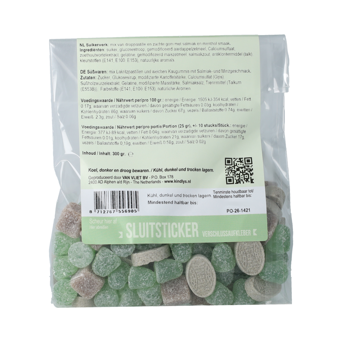 Kindly's Hoesttoppers 300.00 Gram