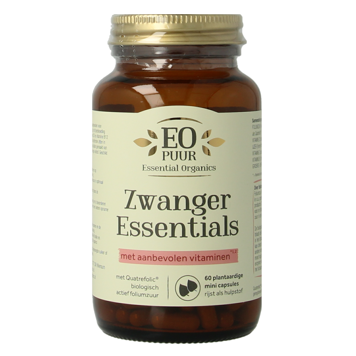 Essential Organ Zwanger essentials puur 60.00 Vegetarische capsules