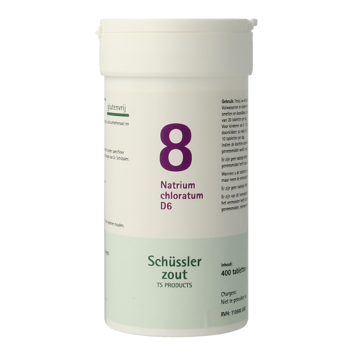 Pflüger Natrium chloratum 8 D6 Schussler 400.00 Tabletten