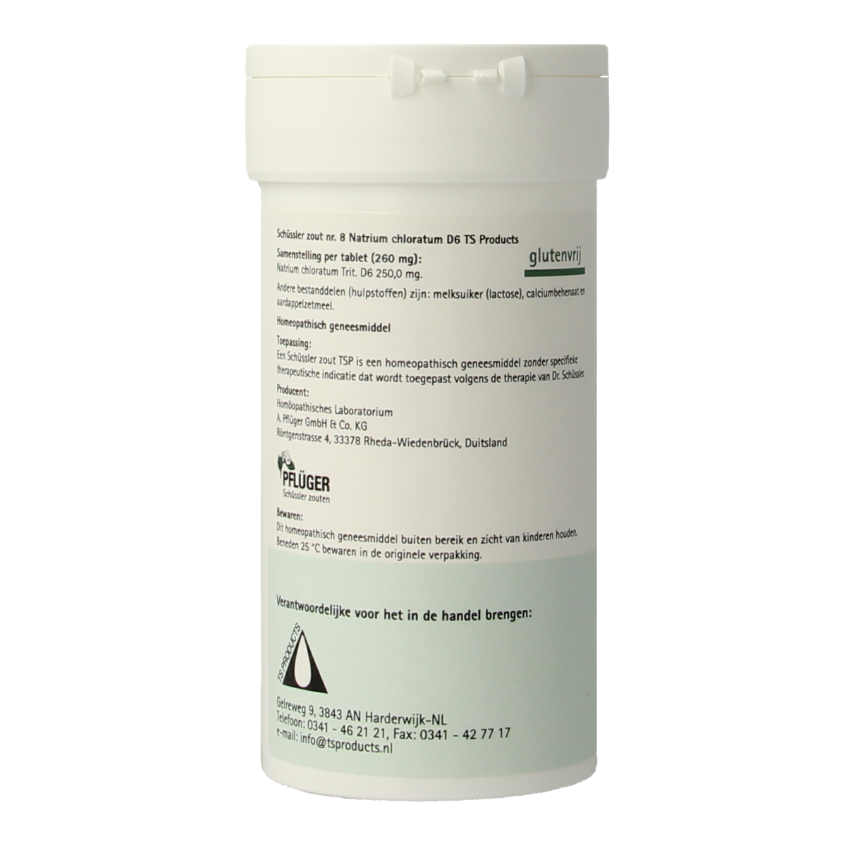 Pflüger Natrium chloratum 8 D6 Schussler 400.00 Tabletten