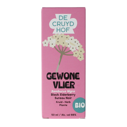 Cruydhof Sambucus nigra herb/gewone vlier bio 50.00 Milliliter
