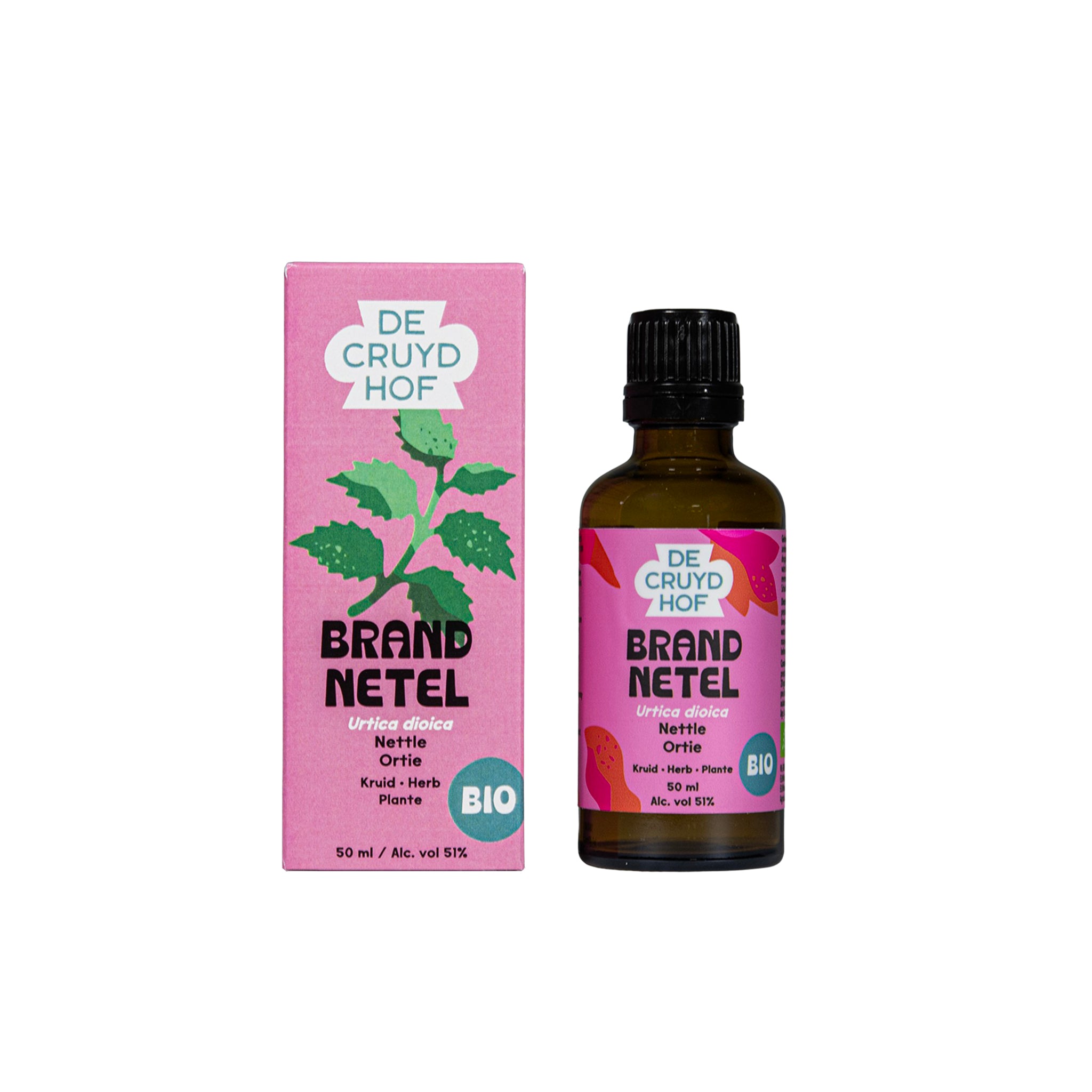 Cruydhof Urtica dioica hrb/brandnetel kruid bio 50.00 Milliliter