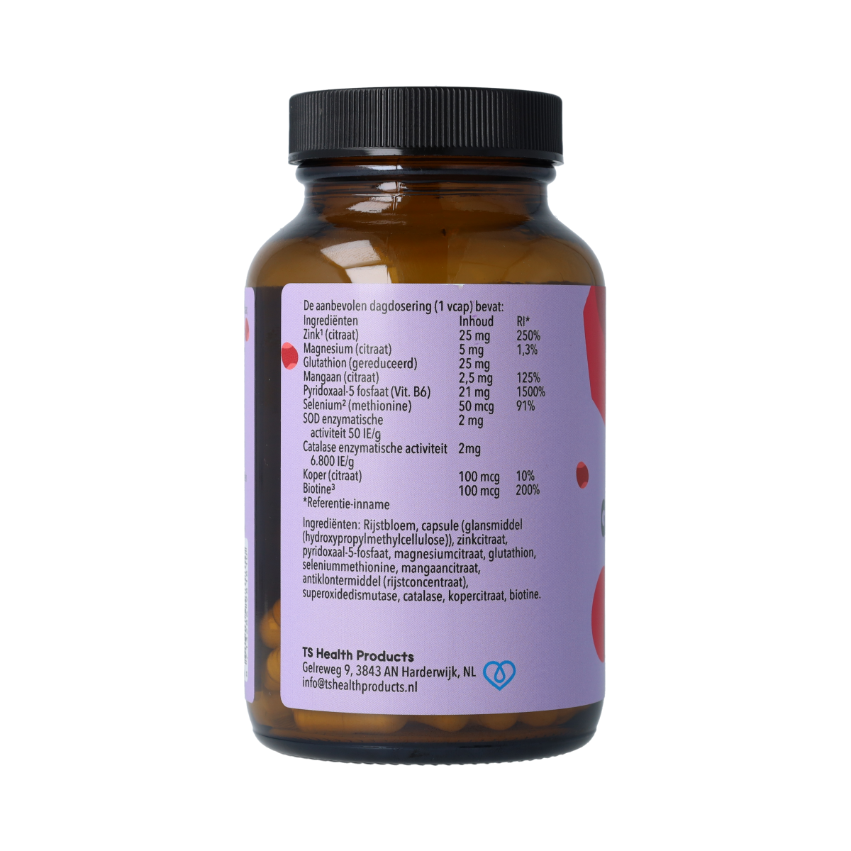 De Cruydhof De Cruydhof Glutathion HPU formule, 60 vcaps 60.00 Vegetarische capsules