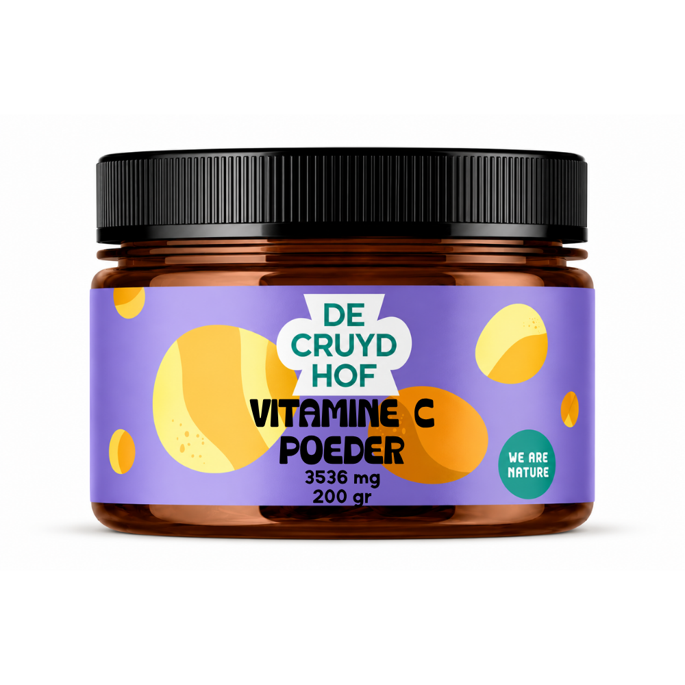 De Cruydhof De Cruydhof Vitamine C poeder, 200 gr 200.00 Gram
