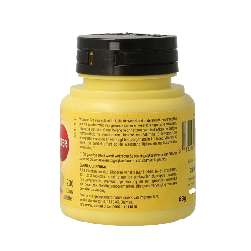 Roter Vitamine C 70mg kauwtablet 200 Kauwtabletten