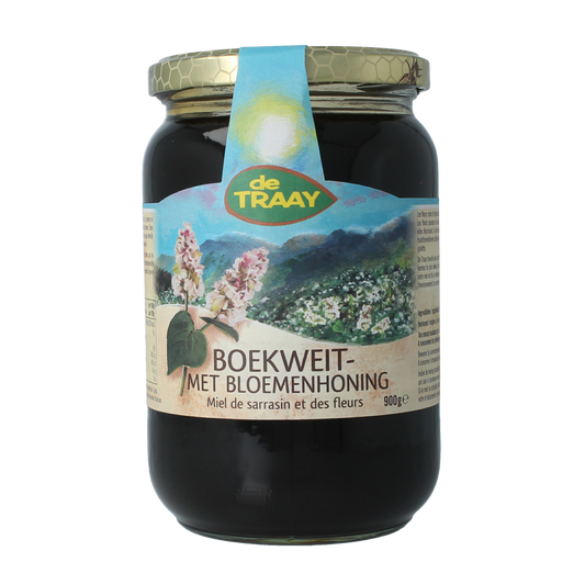 de Traay Boekweit- met bloemenhoning 900.00 Gram