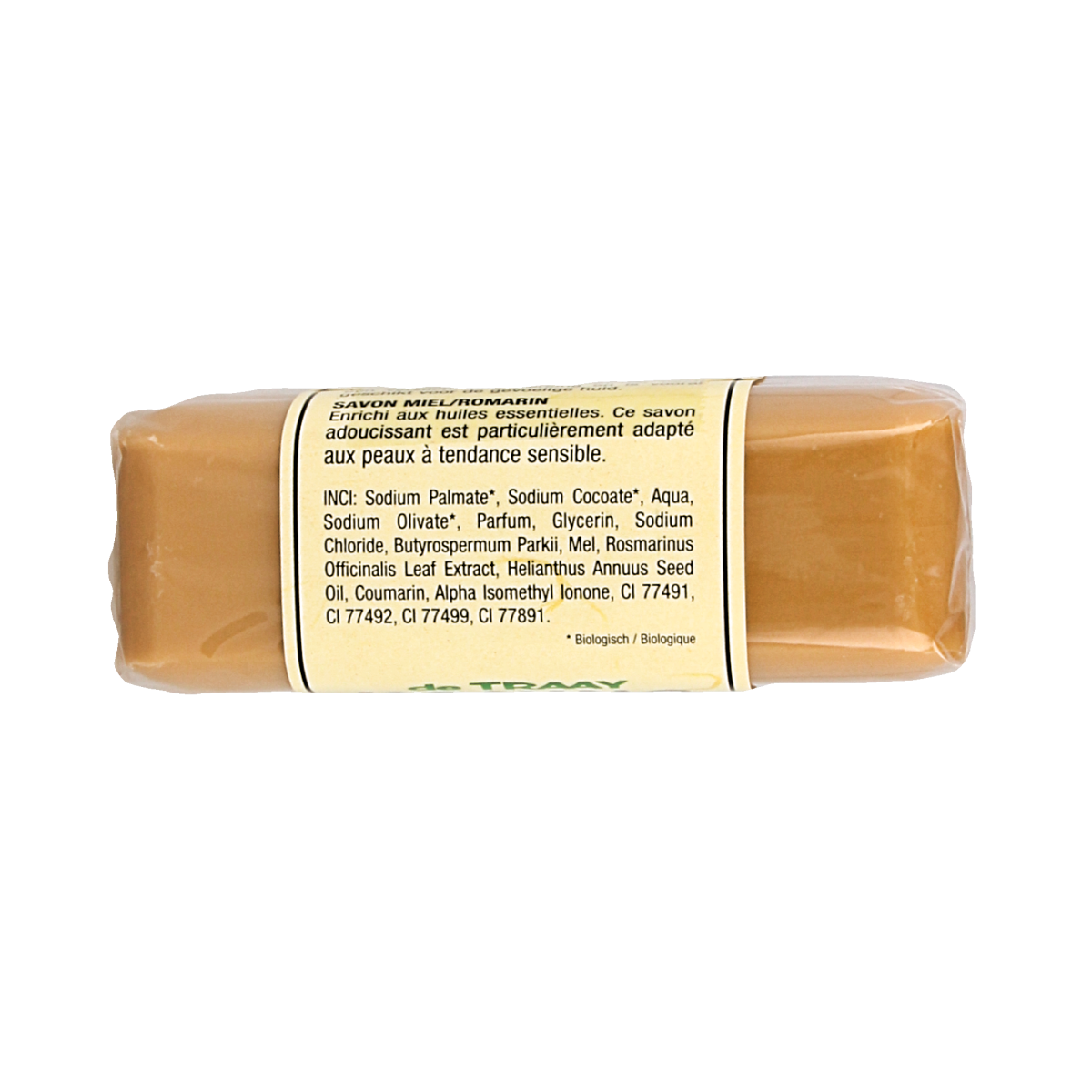 de Traay Zeep honing/rozemarijn bio 250.00 Gram