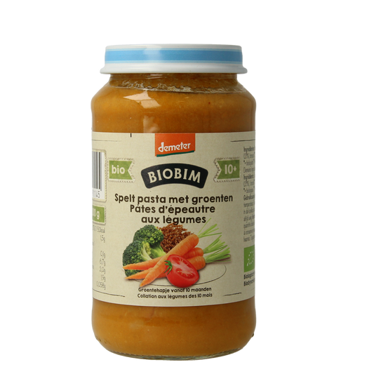 Biobim Speltpasta groente 10+ maanden demeter bio 220.00 Gram