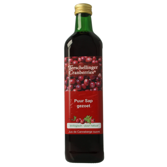 Terschellinger Cranberrysap gezoet bio 750 Milliliter