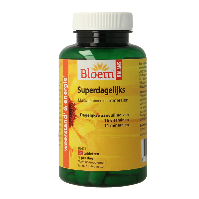 Bloem Superdagelijks multivitamine 90 Tabletten