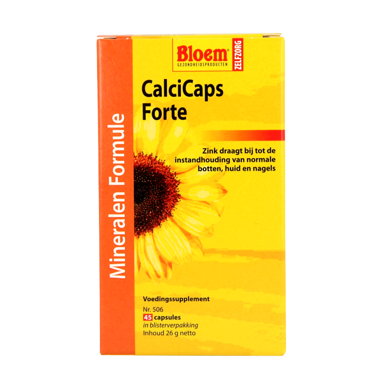 Bloem Calcicaps forte huid/bot/nagels 45 Capsules