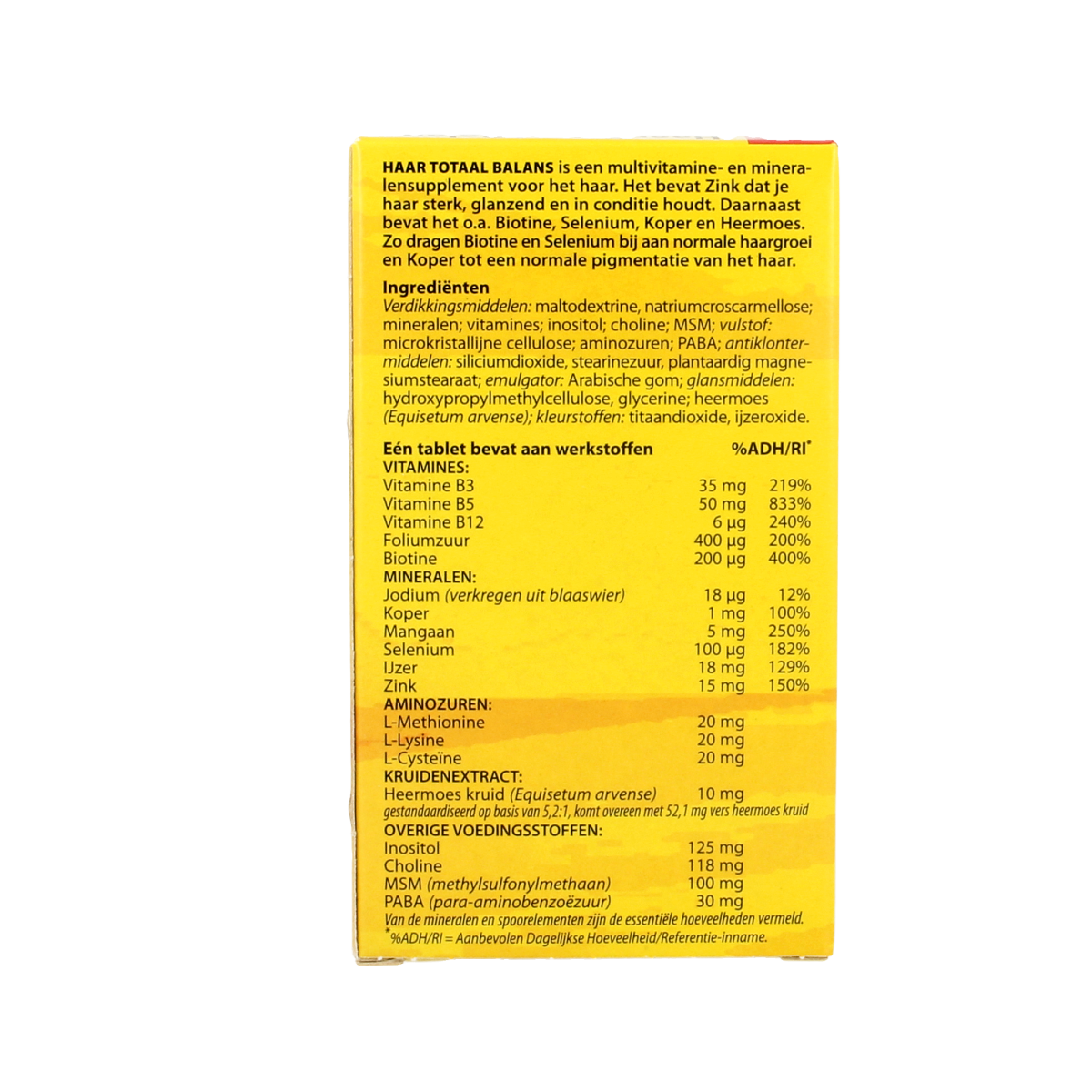 Bloem Haar totaal balans 60.00 Tabletten