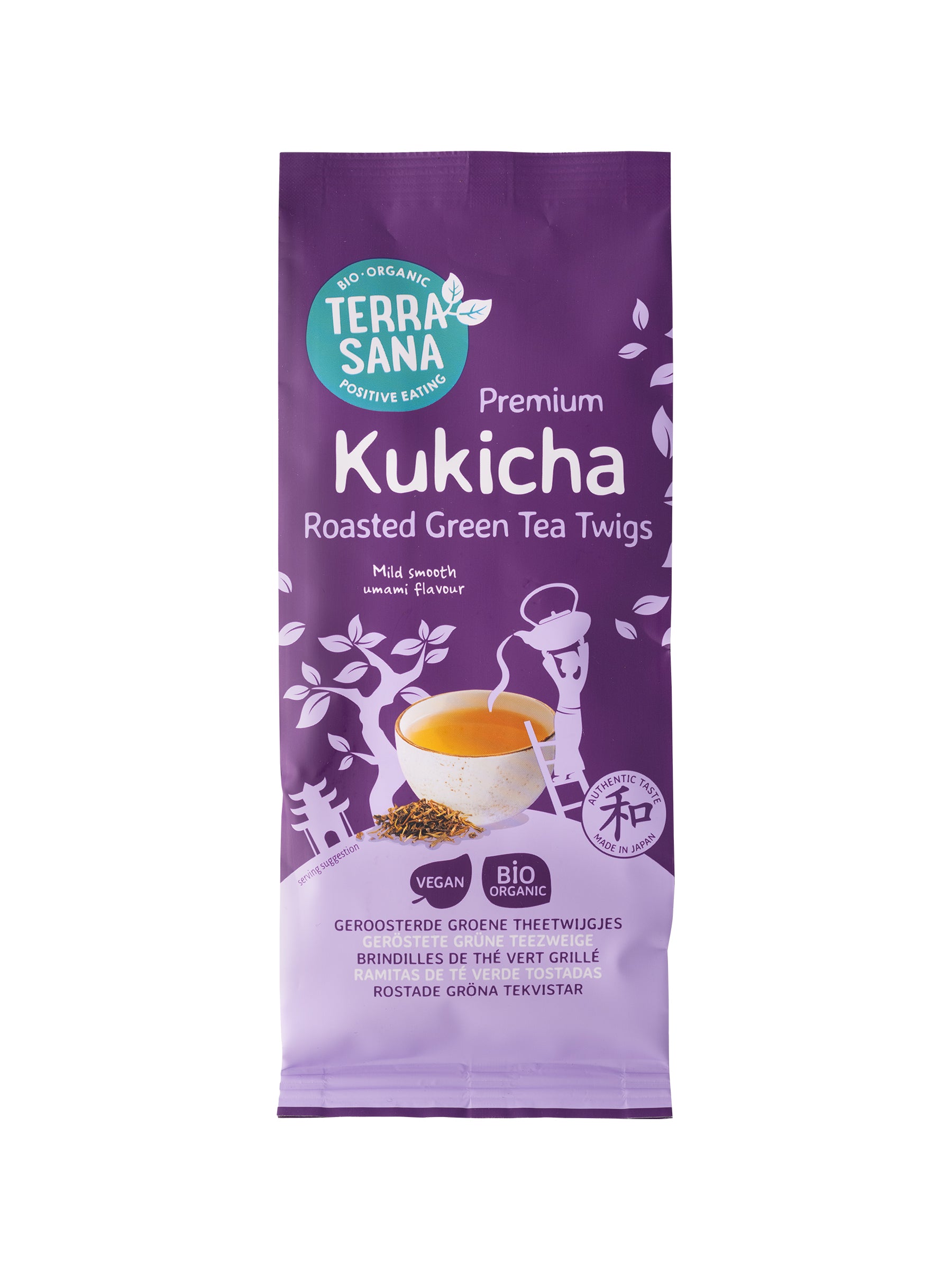 TerraSana Kukicha groene thee twijgen bio 75 Gram