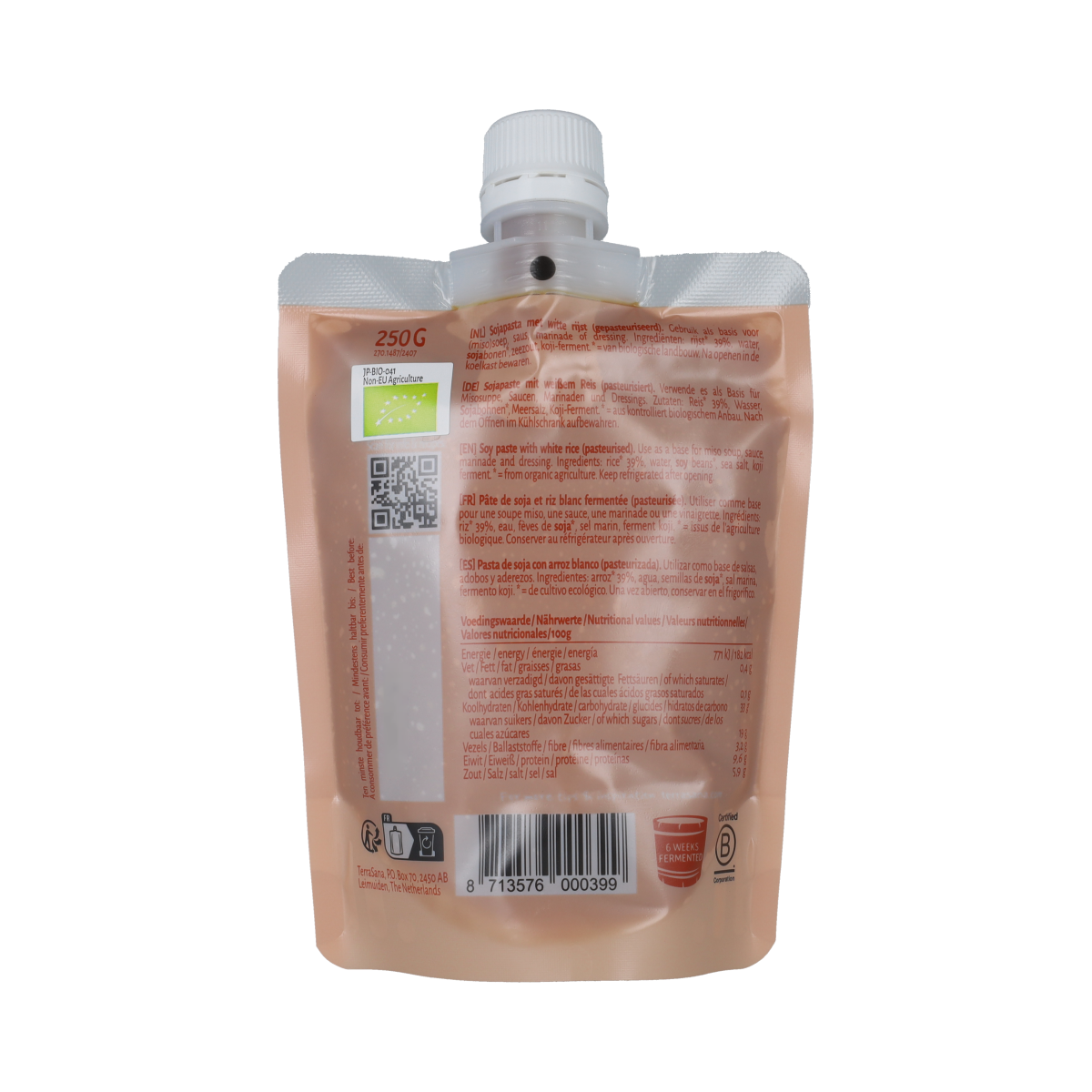 TerraSana Shiro miso spout eko bio 250.00 Gram