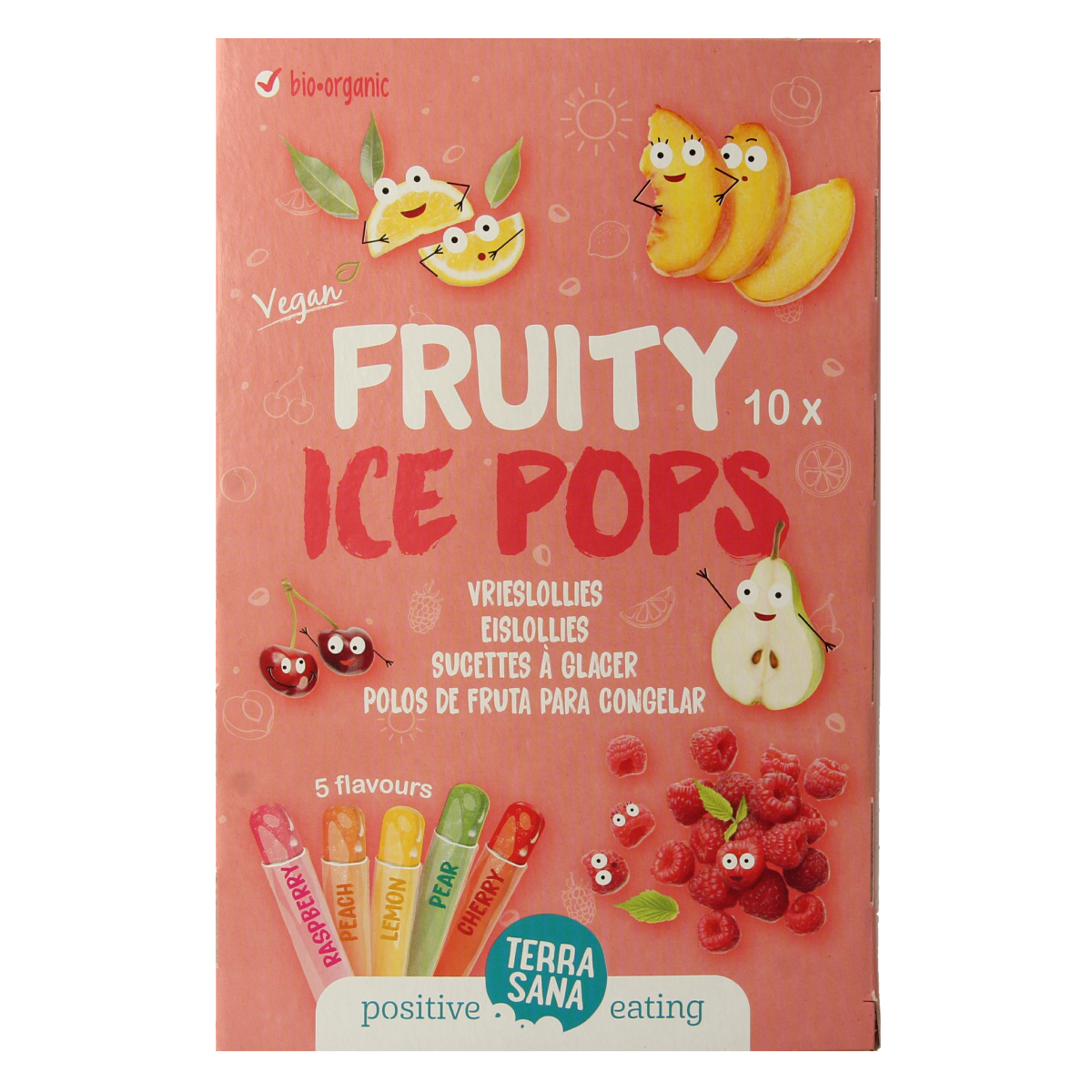 TerraSana Ice pops fruitsap bio 400.00 Milliliter
