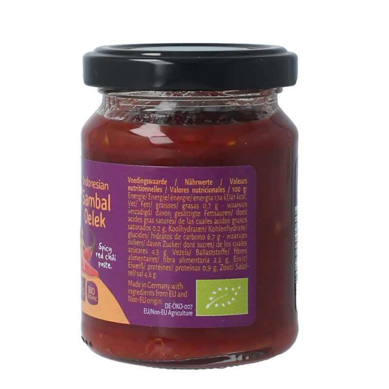 TerraSana Sambal oelek bio 90 Gram