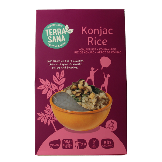 TerraSana Konjac rijst bio 250 Gram