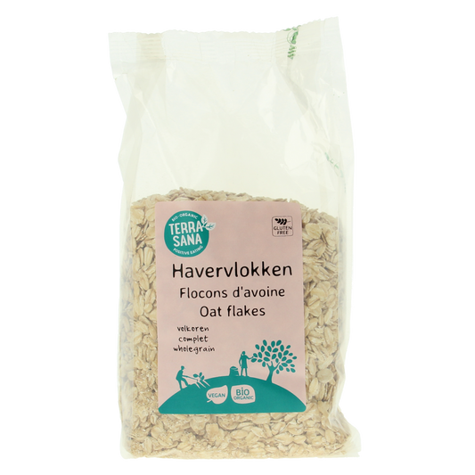 TerraSana Havervlokken glutenvrij bio 450.00 Gram