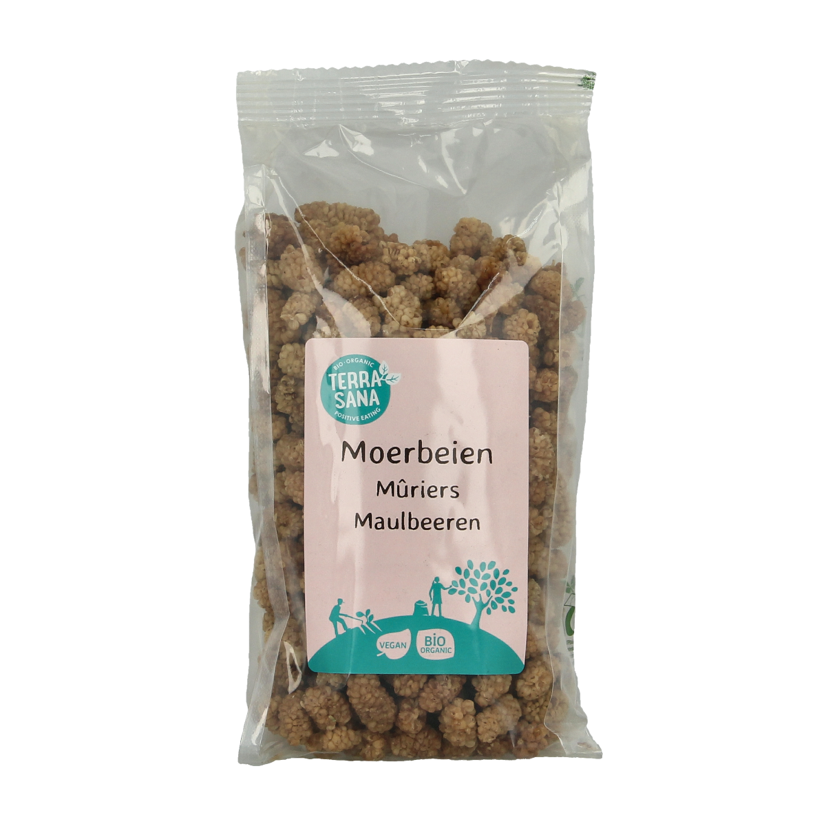 TerraSana RAW Moerbei bessen wit bio 175.00 Gram
