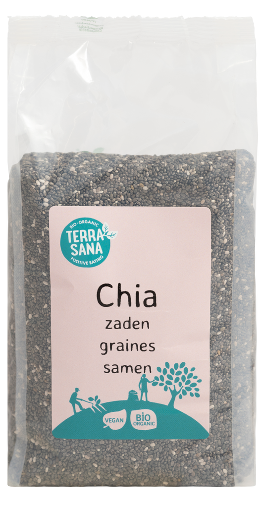 TerraSana RAW Chia zaad zwart bio 300.00 Gram