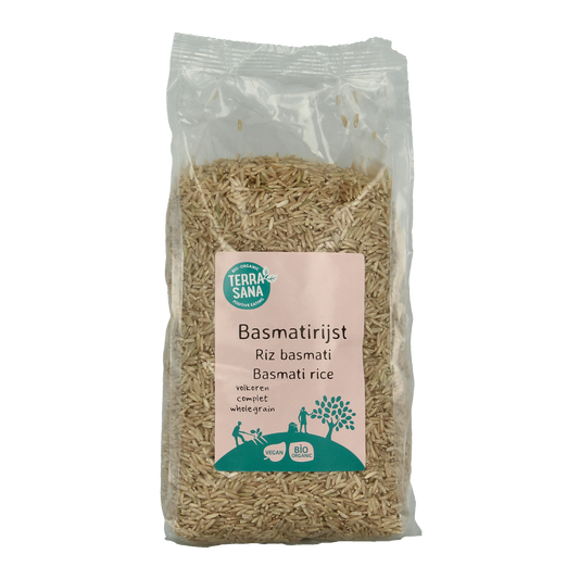 TerraSana Basmati rijst bruin bio 1.00 Kilogram