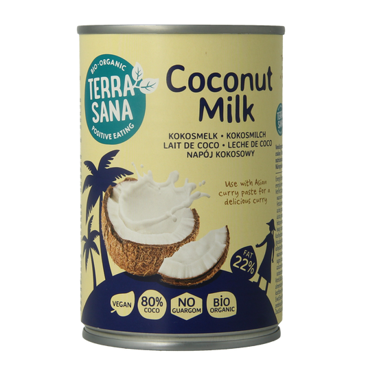 TerraSana Kokosmelk 22% vet bio 400.00 Milliliter