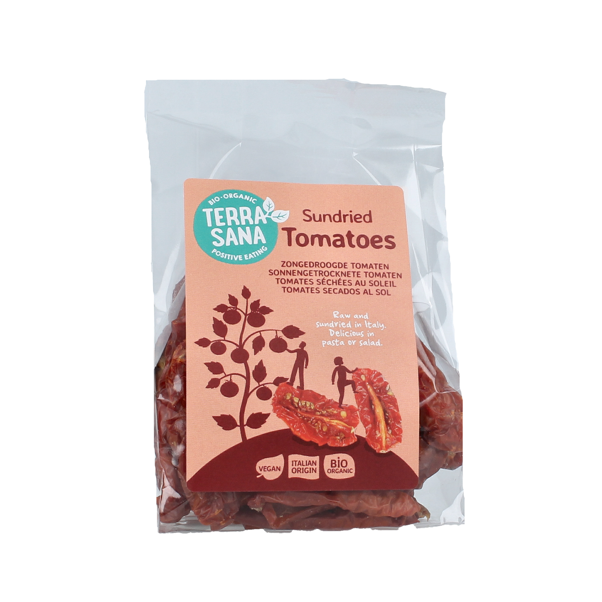 TerraSana Raw tomaten zongedroogd bio 100.00 Gram