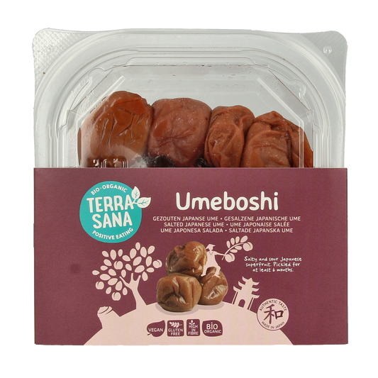 TerraSana Umeboshi gezoute japanse abrikozen bio 150.00 Gram