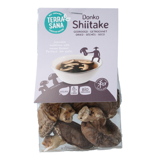 TerraSana Shiitake donko bio 25 Gram
