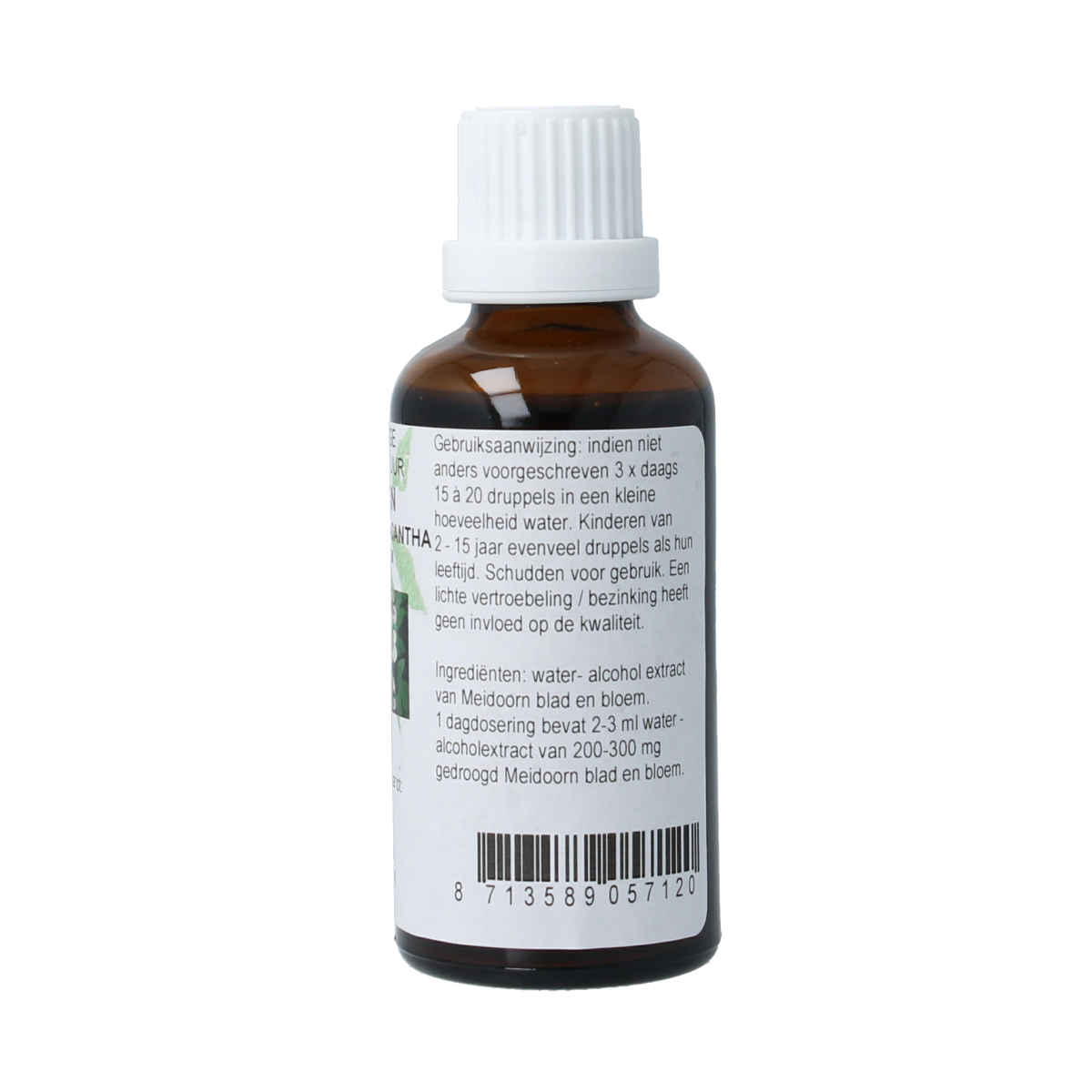 Cruydhof Crataegus oxyacantha / meidoorn tinctuur 50.00 Milliliter