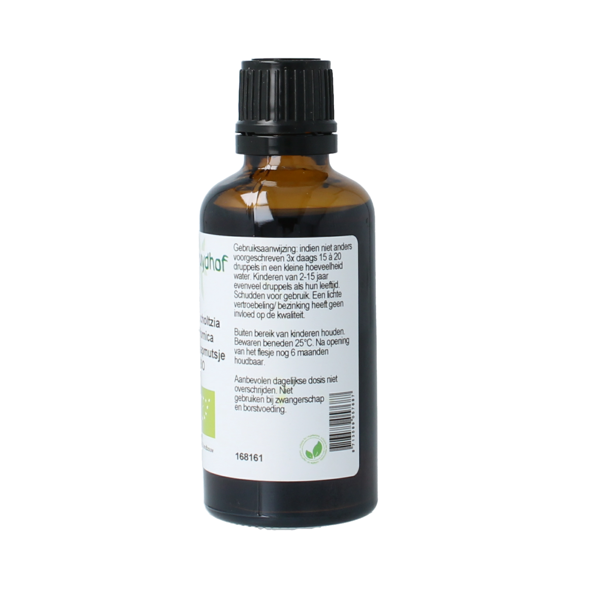 Cruydhof Eschscholtzia calif / slaapmutsje tinctuur bio 50.00 Milliliter