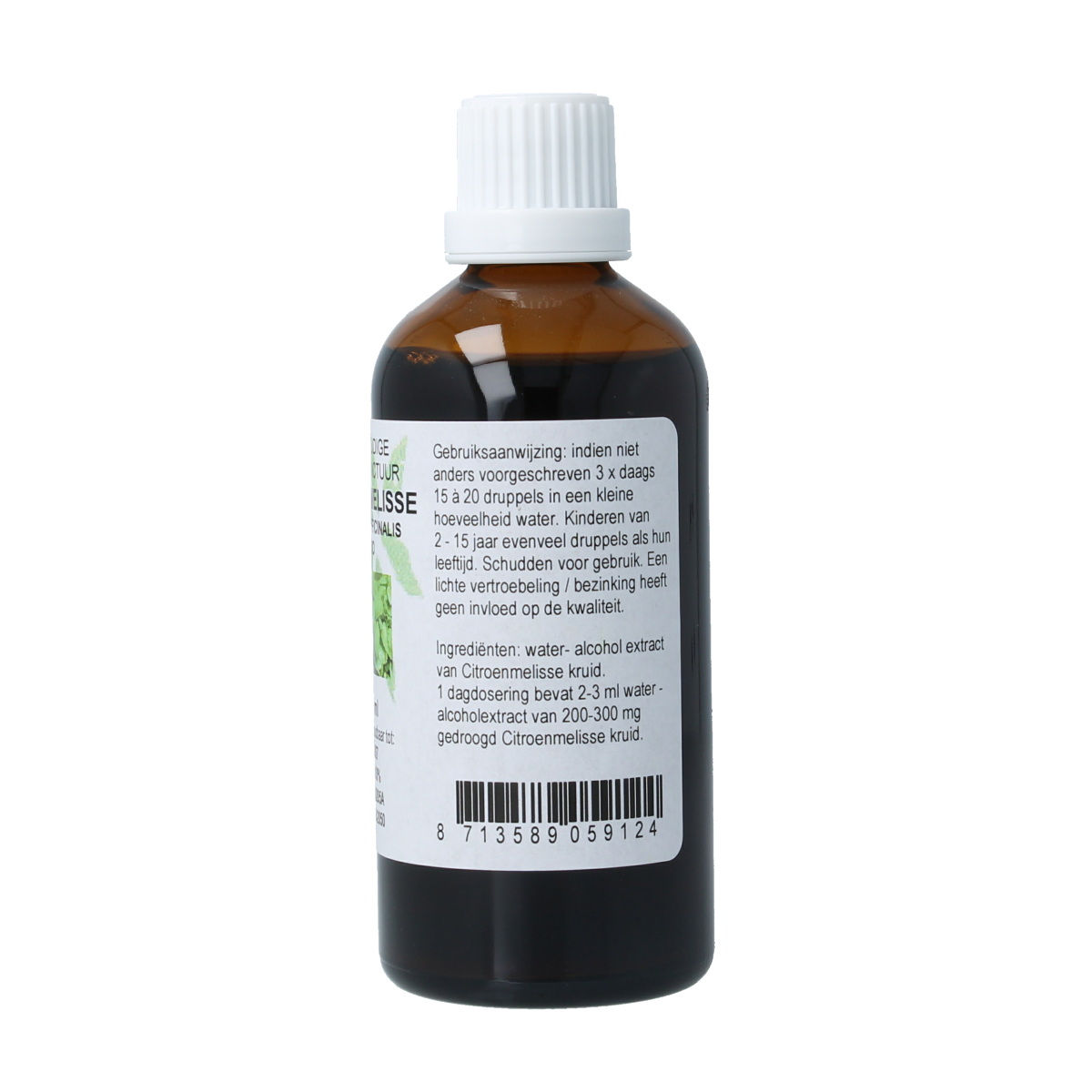 Cruydhof Melissa officinalis herb / citroenmelisse tinctuur 100.00 Milliliter