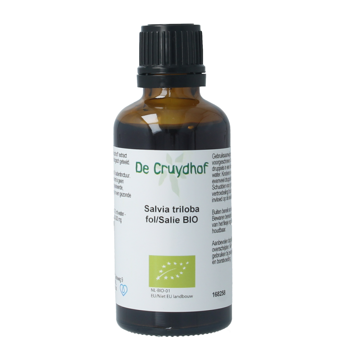 Cruydhof Salvia tribola fol / salie tinctuur bio 50.00 Milliliter