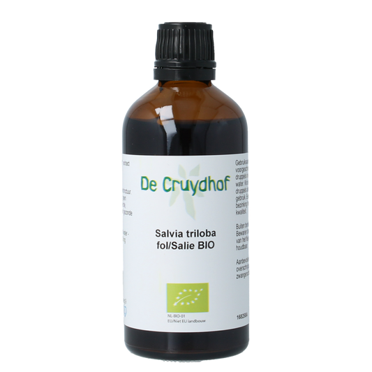 Cruydhof Salvia triloba fol / salie tinctuur bio 100.00 Milliliter