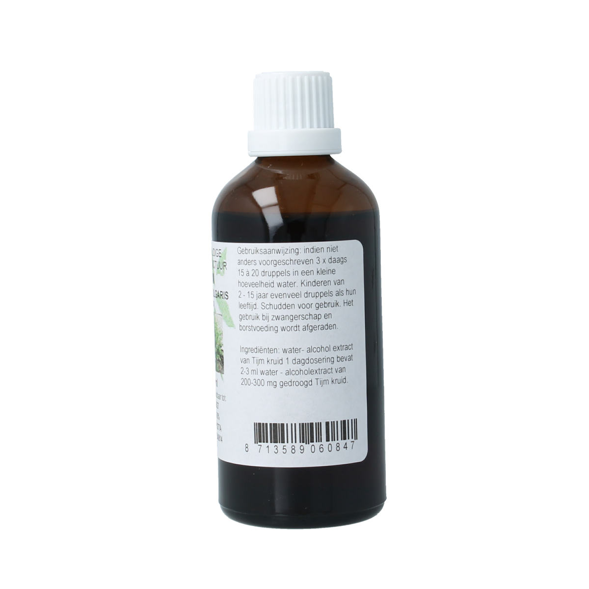 Cruydhof Thymus vulgaris herb / tijm tinctuur 100.00 Milliliter