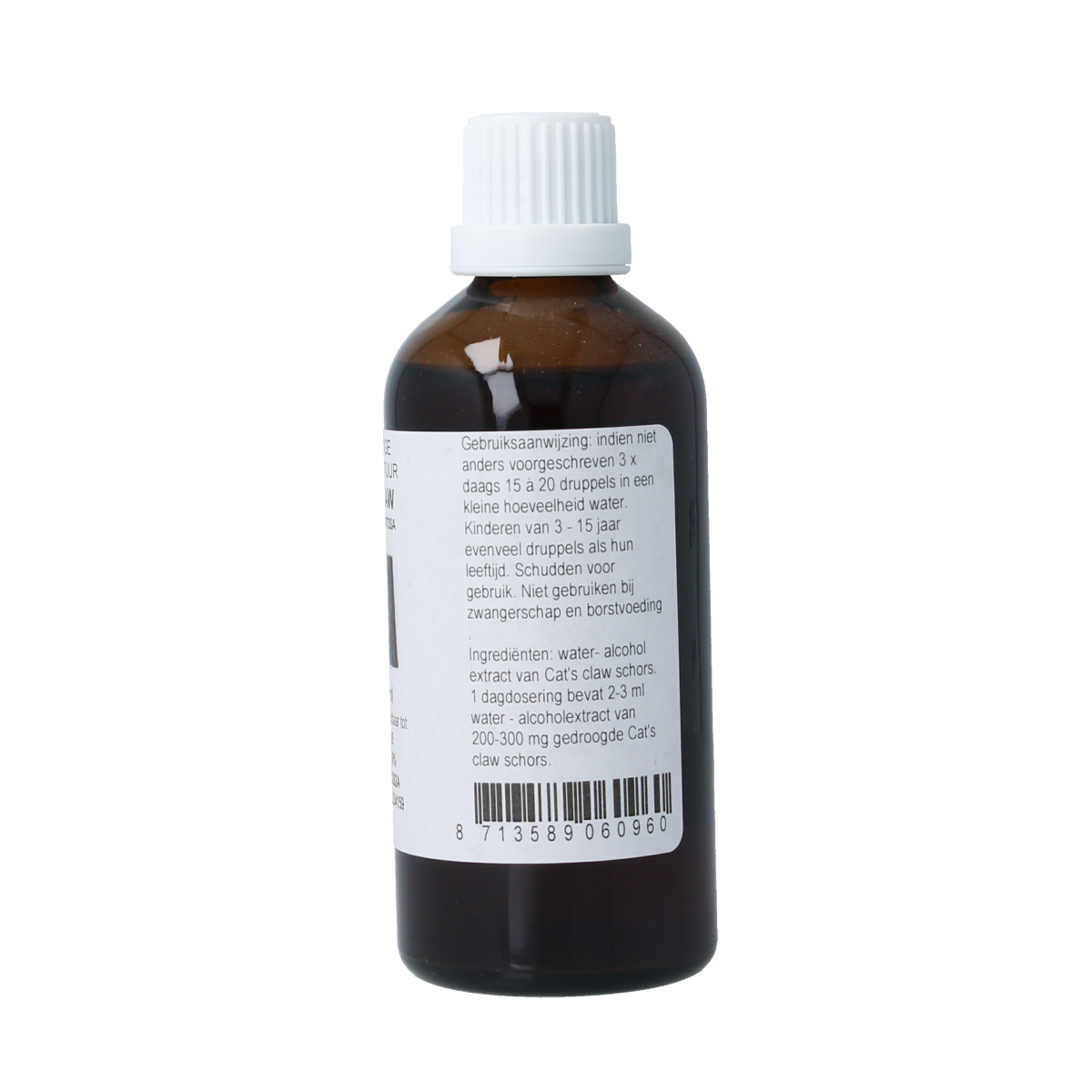 Cruydhof Uncaria tomentosa / cat's claw tinctuur 100.00 Milliliter