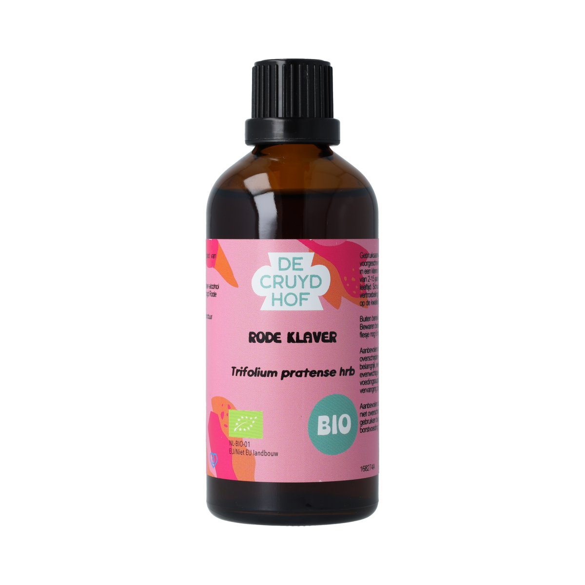 De Cruydhof Trifolium / rode klaver tinctuur bio 100.00 Milliliter
