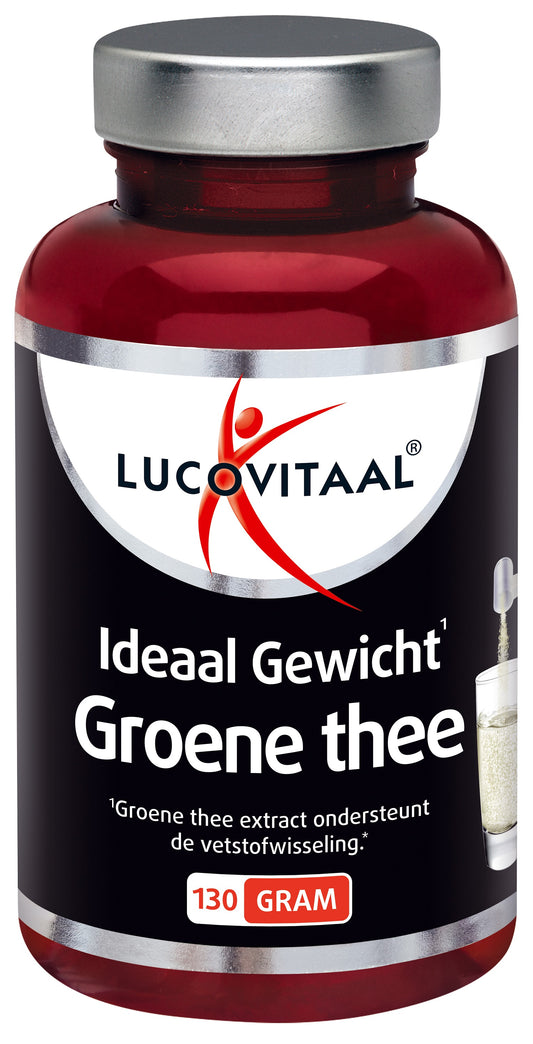 Lucovitaal Groene thee ideaal gewicht extract 130.00 Gram
