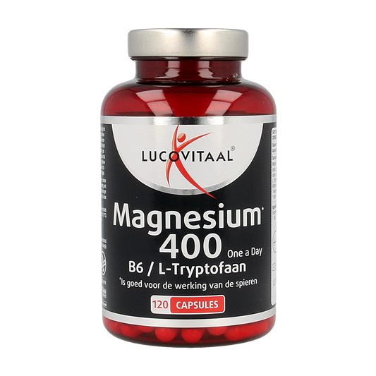Lucovitaal Magnesium 400 met B6 en L-Tryptofaan 120.00 Capsules