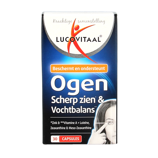 Lucovitaal Ogen scherp zien & vochtbalans 30.00 Capsules