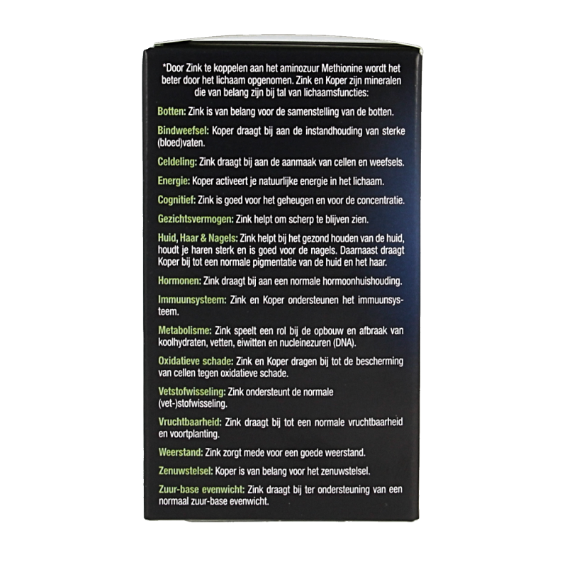 Lucovitaal Zink methionine & koper 60 Tabletten