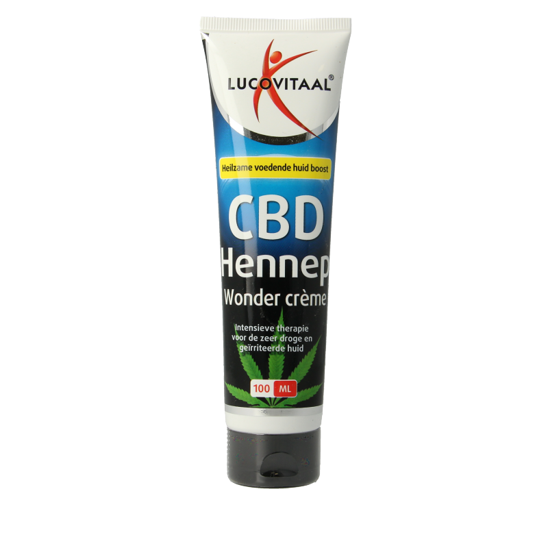 Lucovitaal Hennep CBD huidwondercreme 100 Milliliter