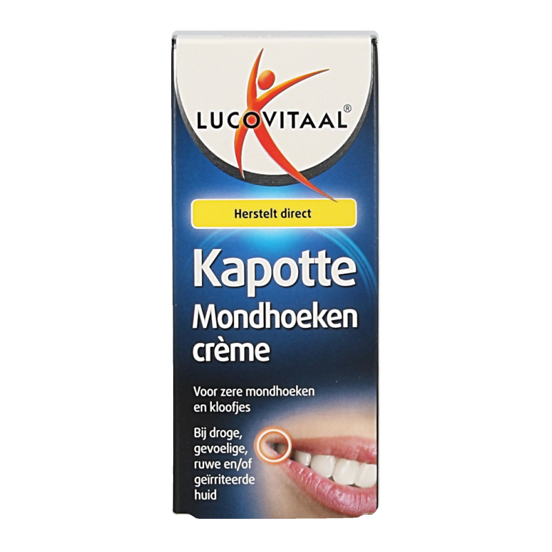 Lucovitaal Kapotte mondhoeken creme 15 Milliliter