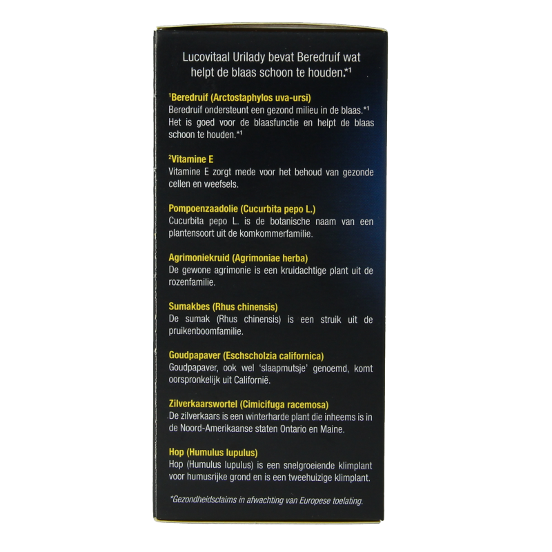 Lucovitaal Urilady 60 Capsules